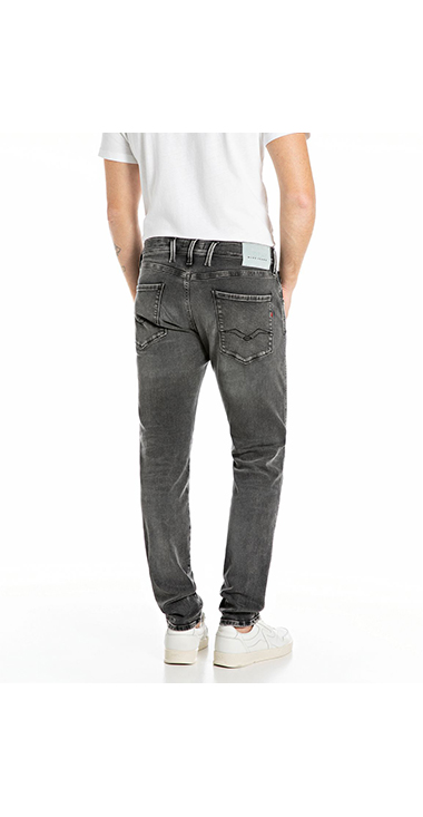 未使用タグ付　REPLAY ANBASS ストレッチ　デニムパンツ　黒　W34 リプレイ REPLAY デニムパンツ メンズ アンバス ANBASS X-L